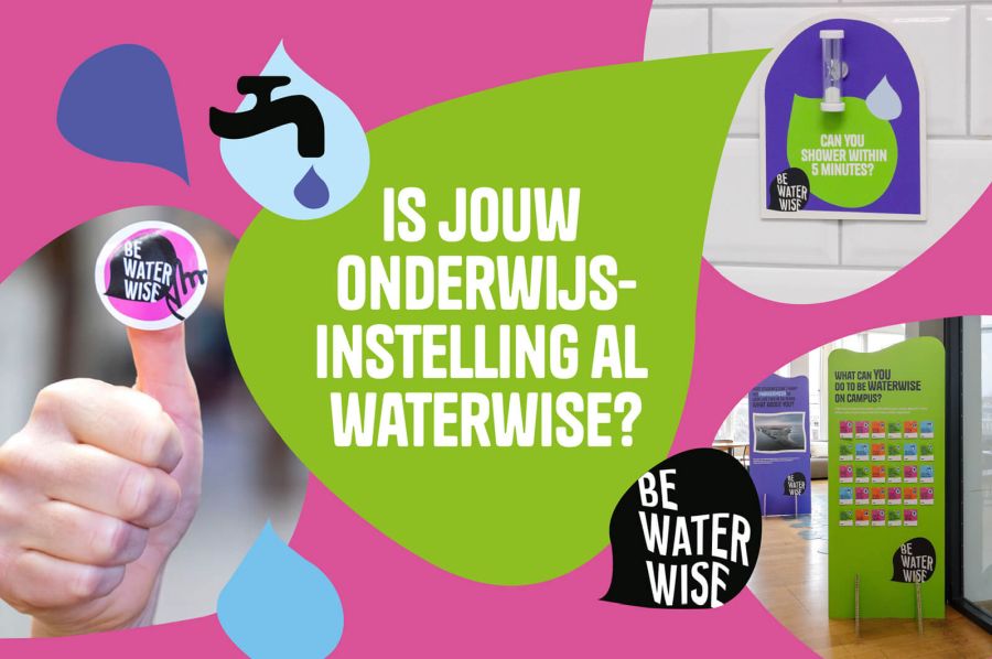 Be Waterwise waterbesparingspakket hoger onderwijs van Vitens